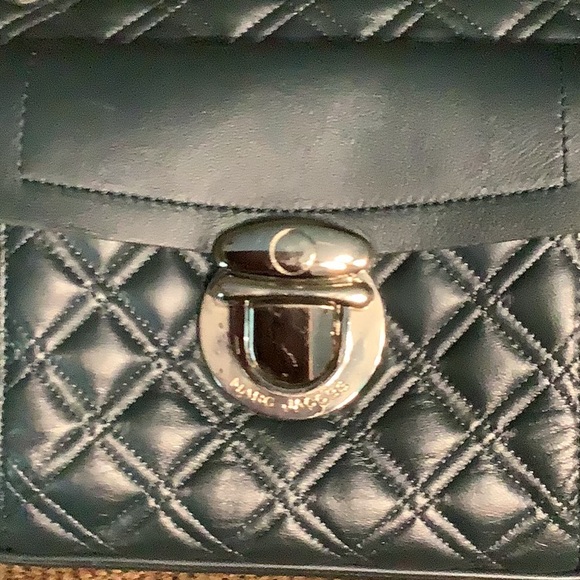 Marc Jacobs Ursula Elise in gunmetal blue color, EUC - Picture 9 of 9